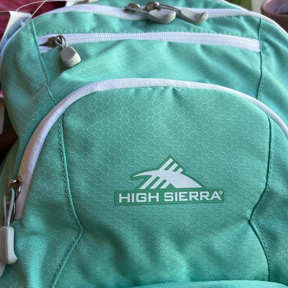 High Sierra Swoop SG Backpack Aquamarine and White. Fits 17” Laptop - Picture 13 of 13